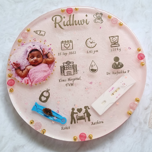 Resin Art Studio Baby Frame
